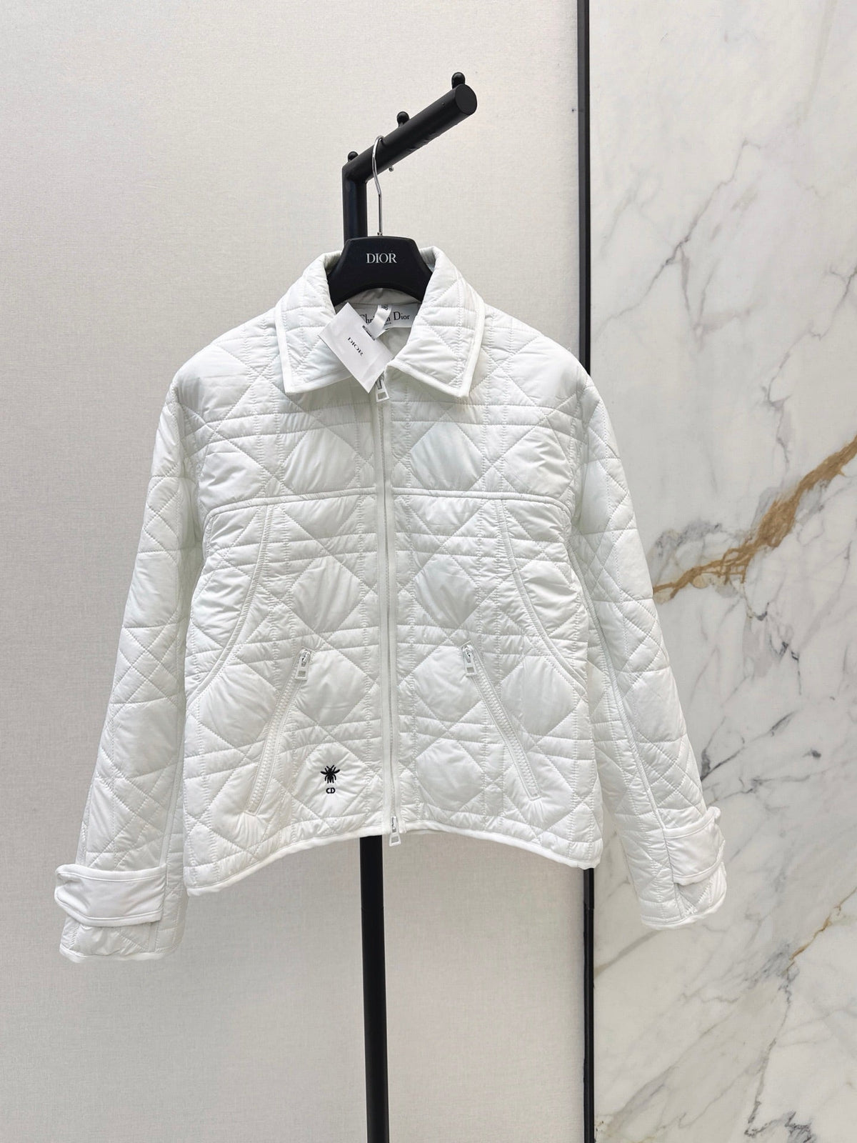 26Latest Autumn/Winter Collared Quilted Jacket (Diamond/Trellis Pattern)