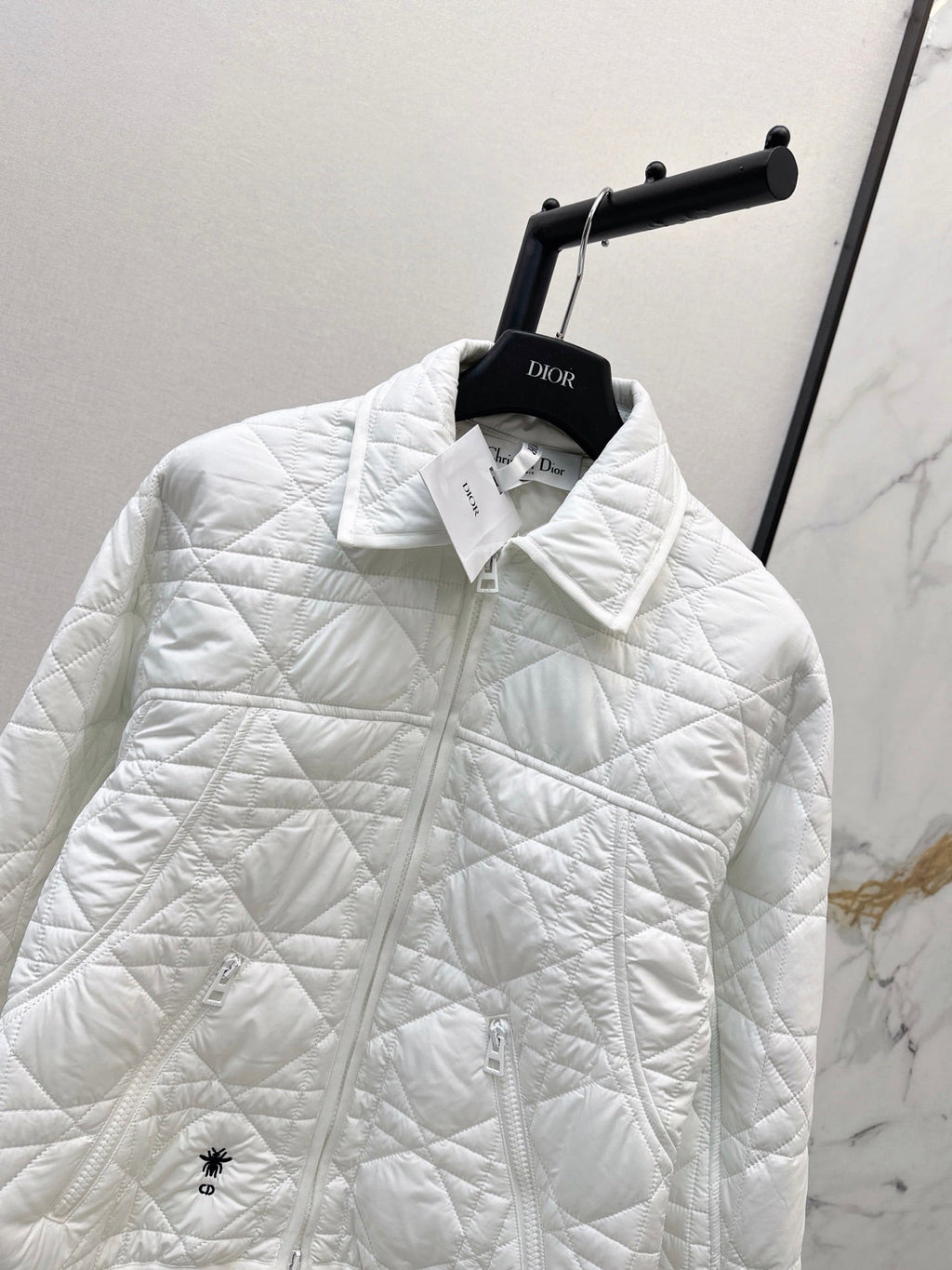 26Latest Autumn/Winter Collared Quilted Jacket (Diamond/Trellis Pattern)