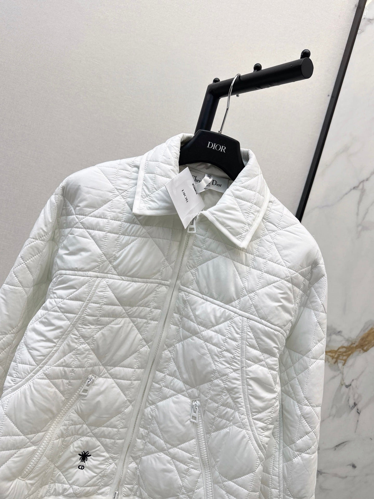 26Latest Autumn/Winter Collared Quilted Jacket (Diamond/Trellis Pattern)