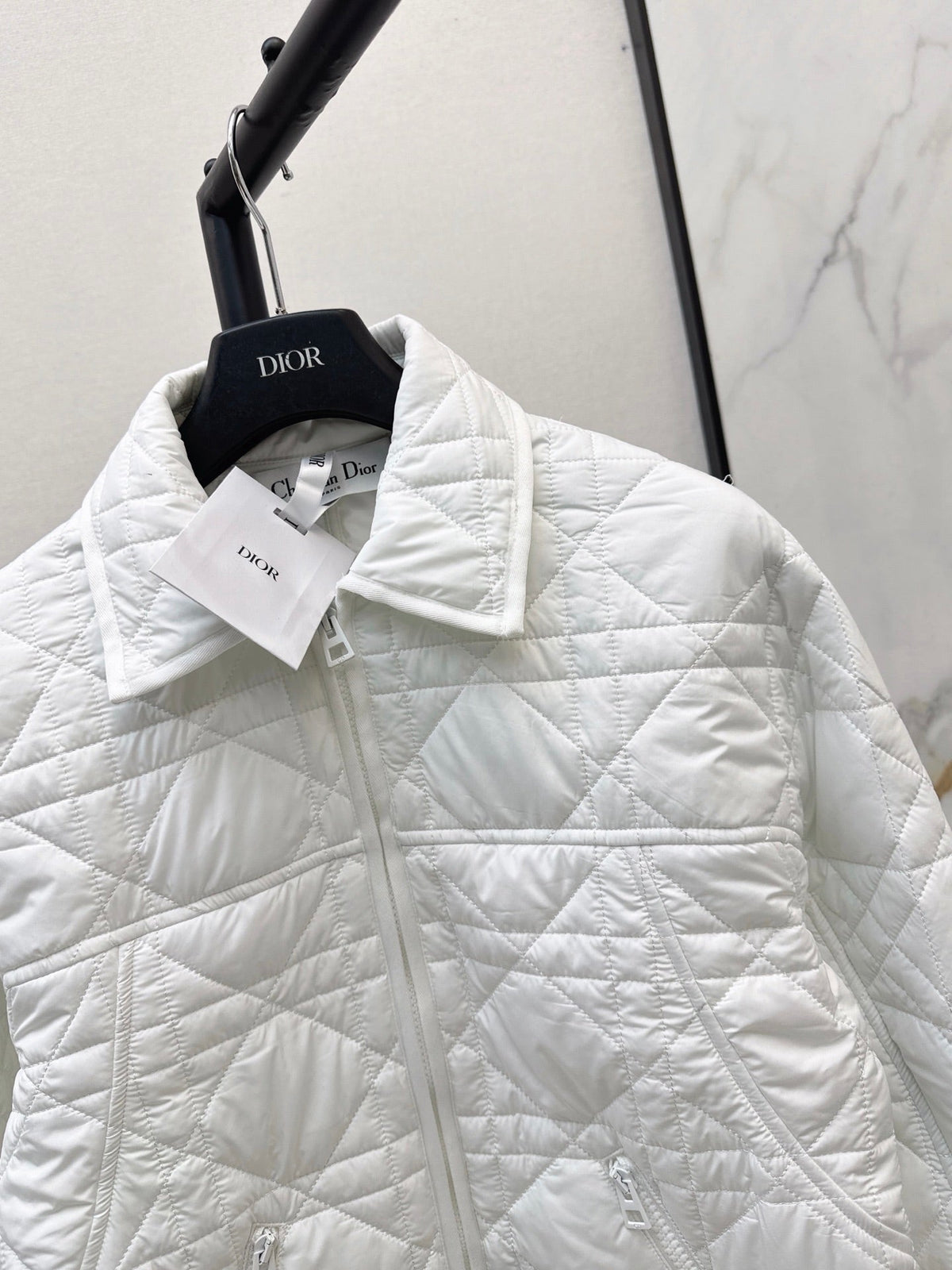 26Latest Autumn/Winter Collared Quilted Jacket (Diamond/Trellis Pattern)
