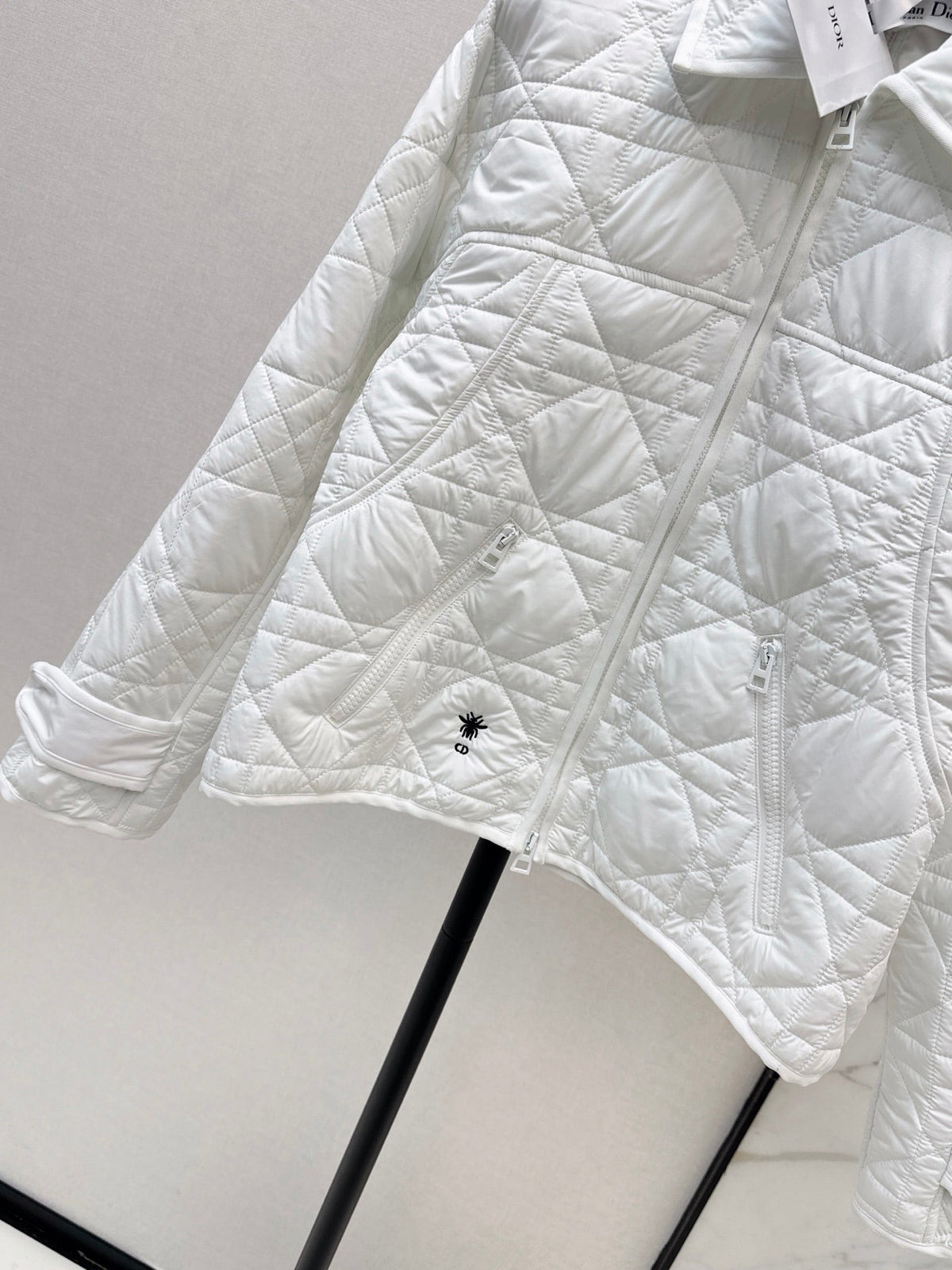 26Latest Autumn/Winter Collared Quilted Jacket (Diamond/Trellis Pattern)