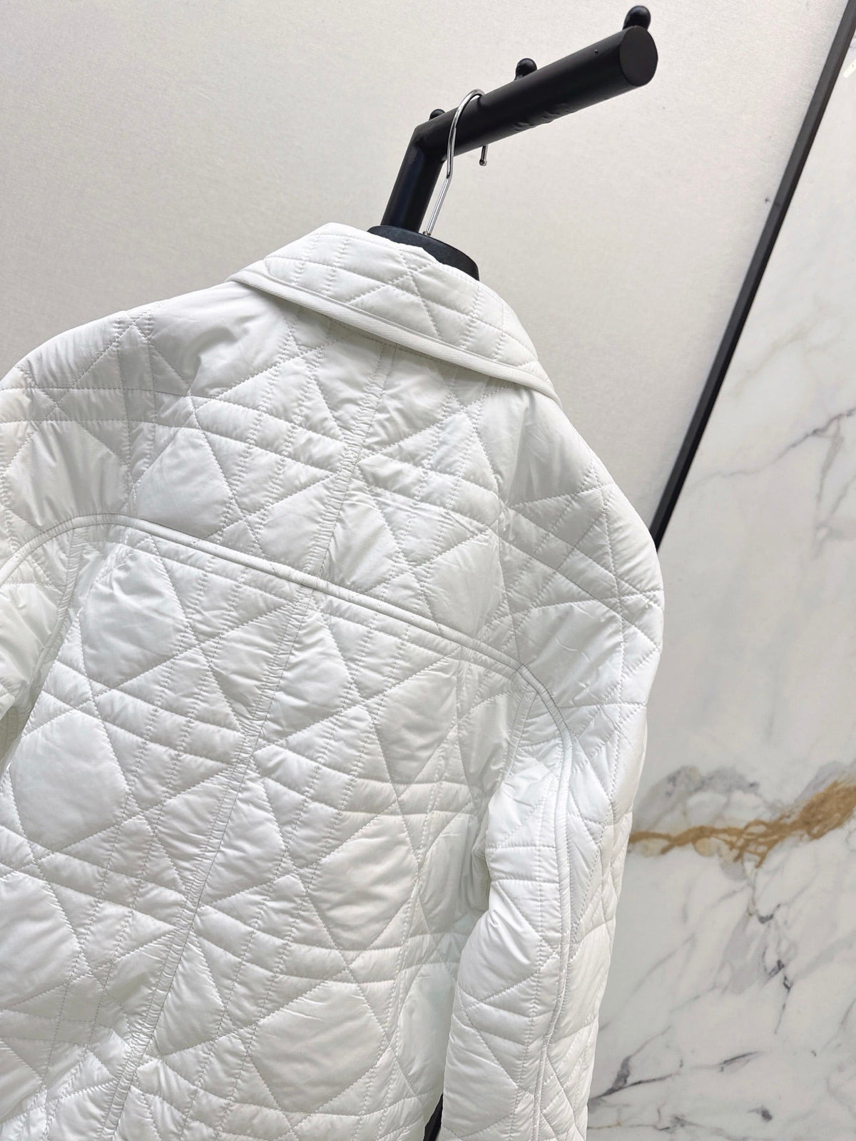 26Latest Autumn/Winter Collared Quilted Jacket (Diamond/Trellis Pattern)