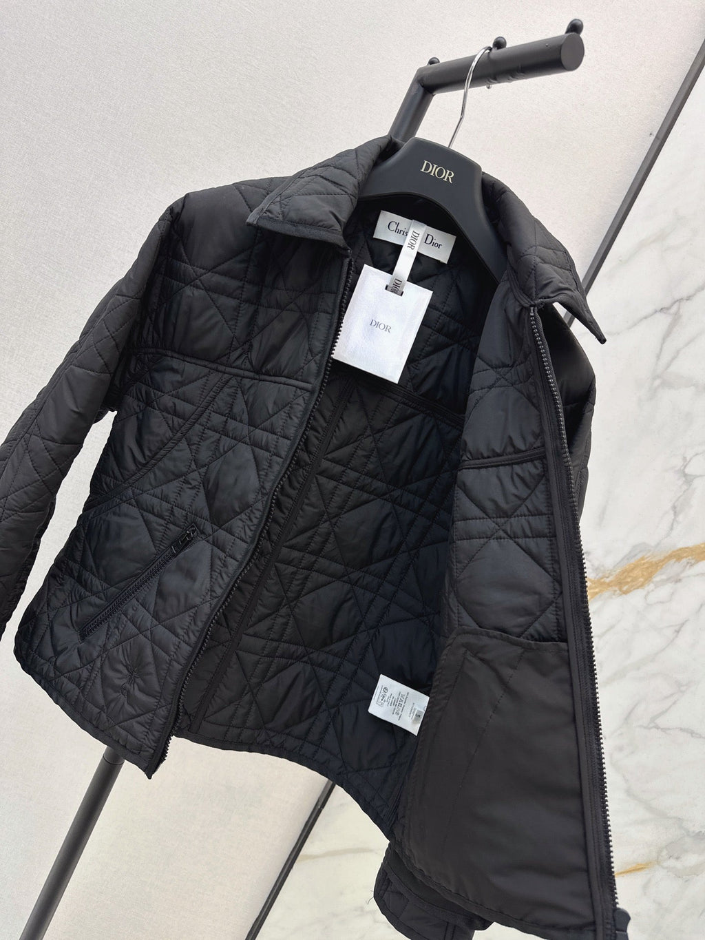 26Latest Autumn/Winter Collared Quilted Jacket (Diamond/Trellis Pattern)