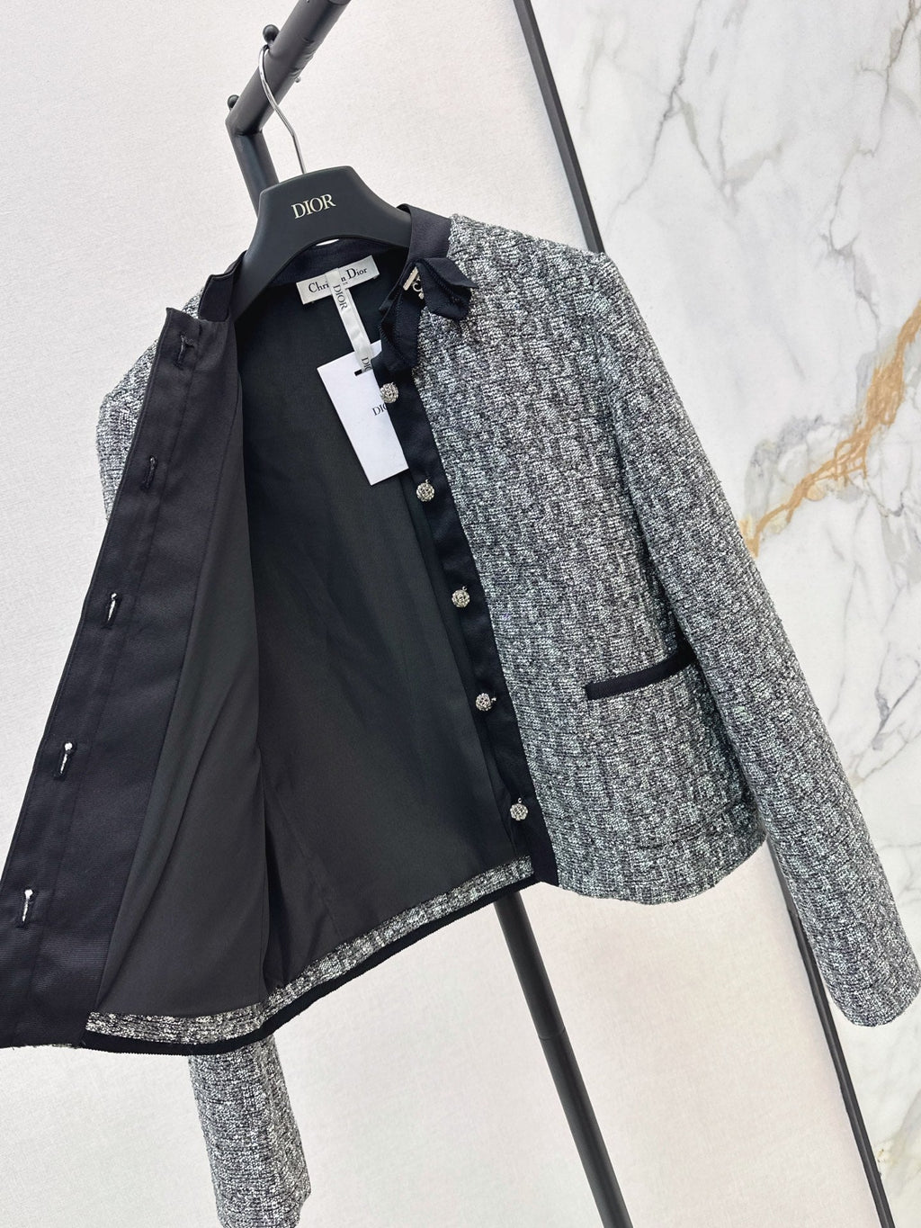 26New Autumn/Winter Classic Monogram-Print Jacket