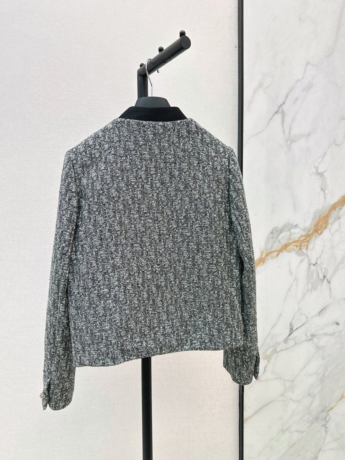 26New Autumn/Winter Classic Monogram-Print Jacket