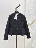 26Latest Autumn/Winter Quilted Jacket with Bow & Hardware Detail