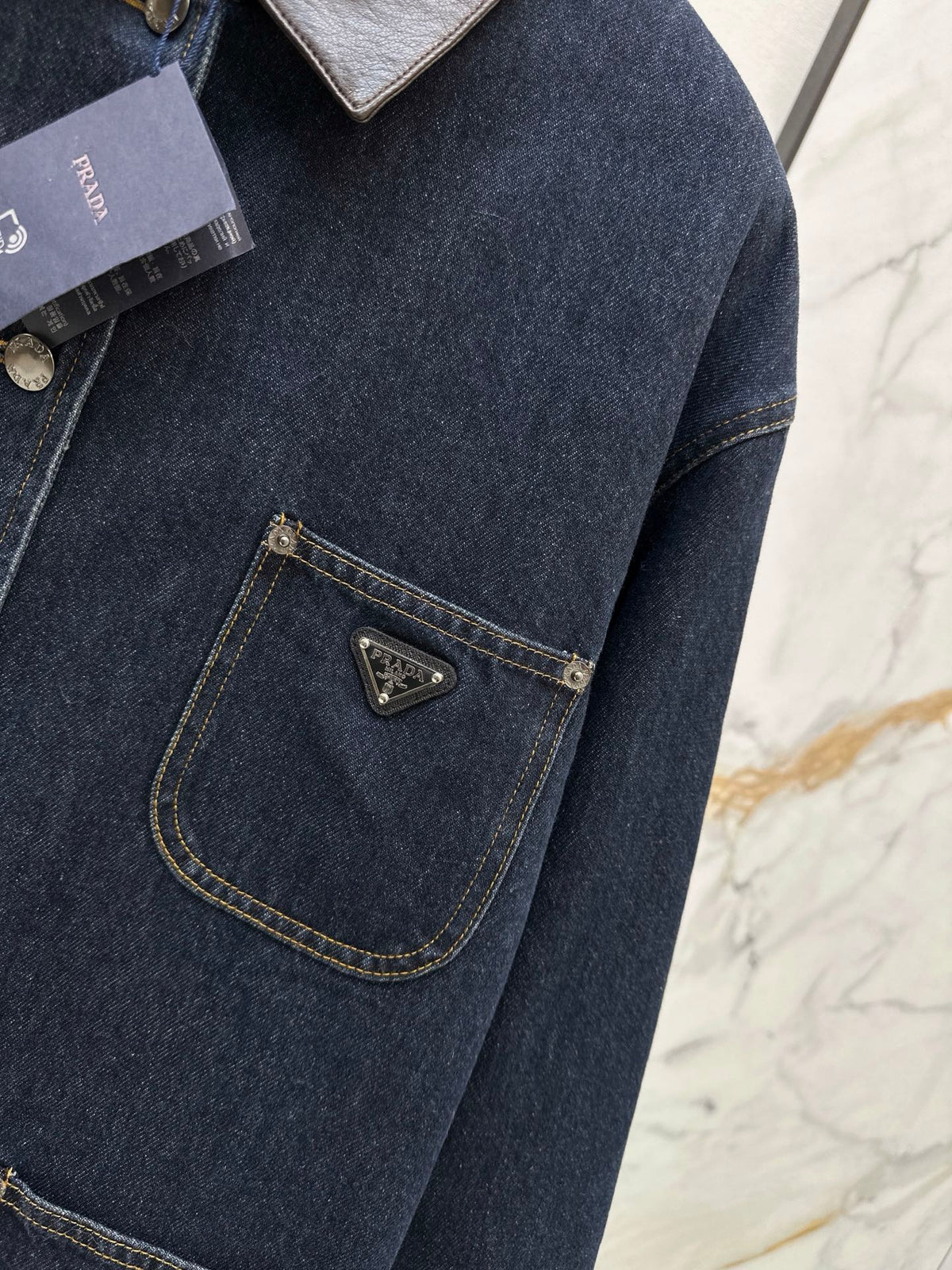 26Latest Autumn/Winter Raw-Wash Denim Padded Jacket