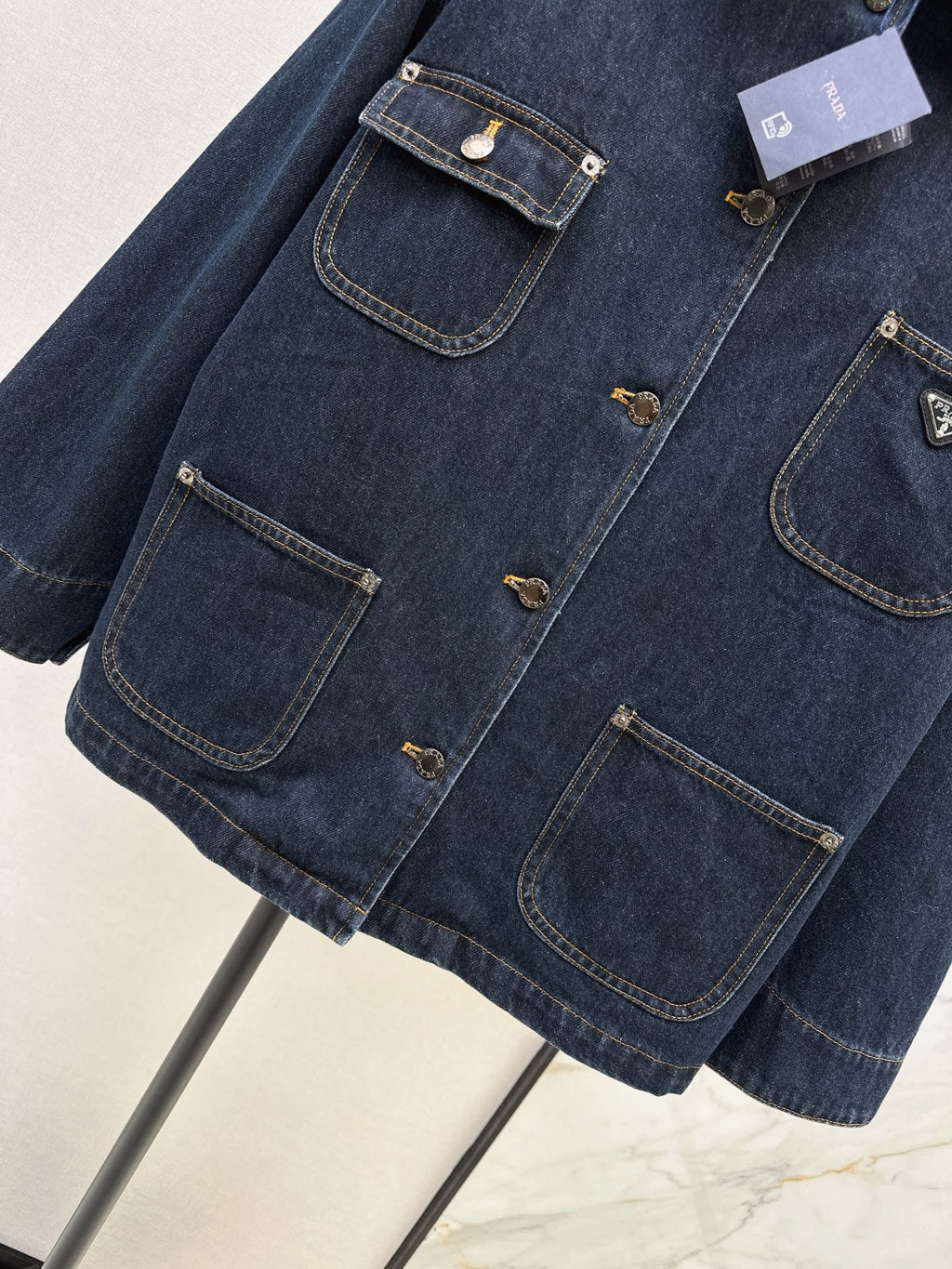 26Latest Autumn/Winter Raw-Wash Denim Padded Jacket