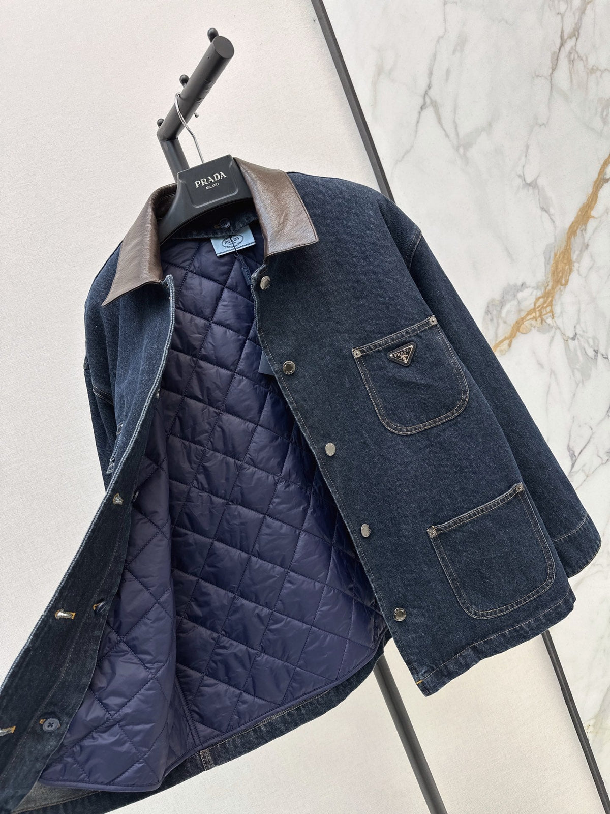 26Latest Autumn/Winter Raw-Wash Denim Padded Jacket