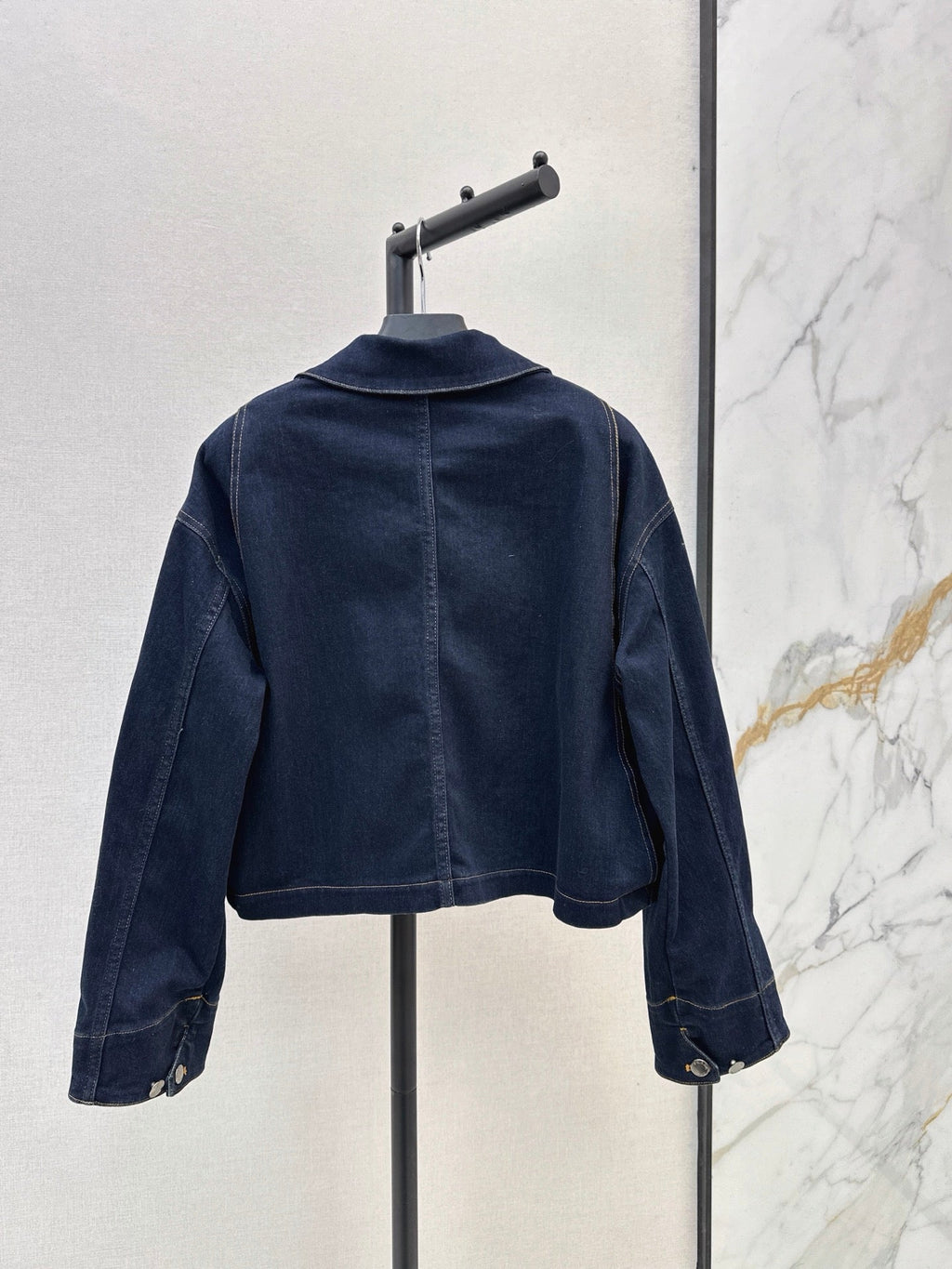 26Latest Autumn/Winter Zip-Up Jacket in Raw-Look Denim