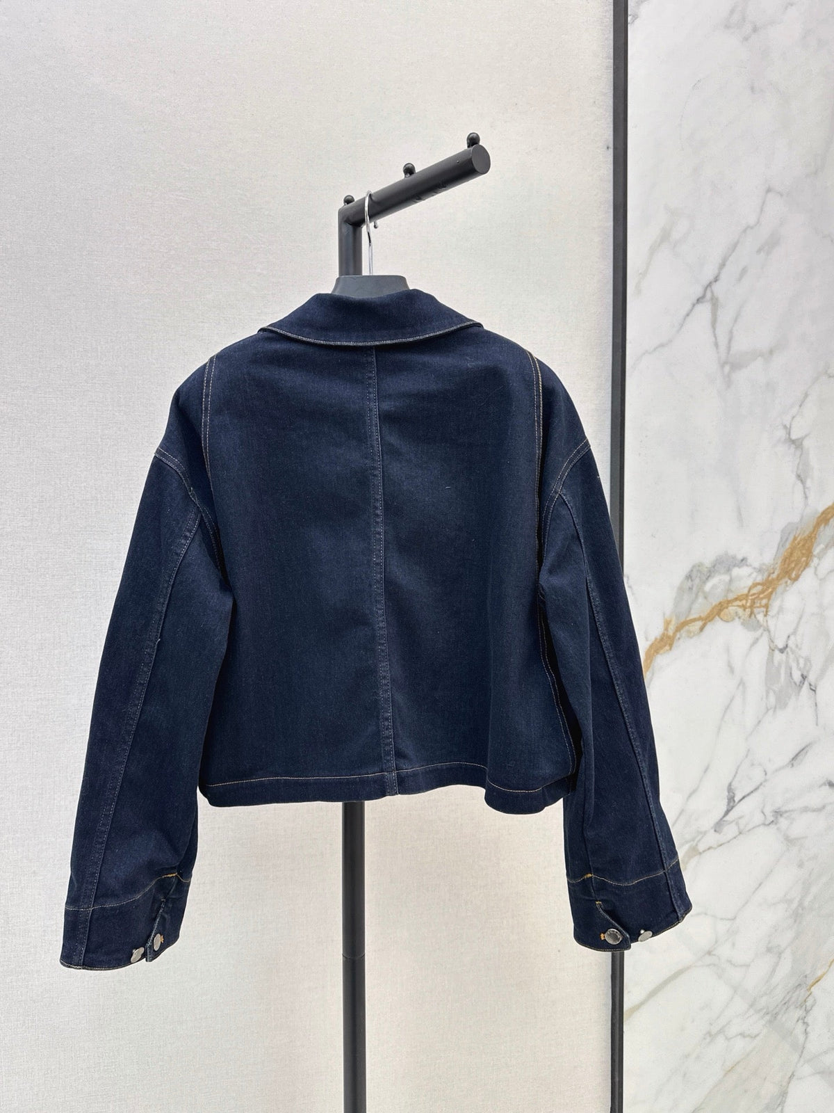 26Latest Autumn/Winter Zip-Up Jacket in Raw-Look Denim