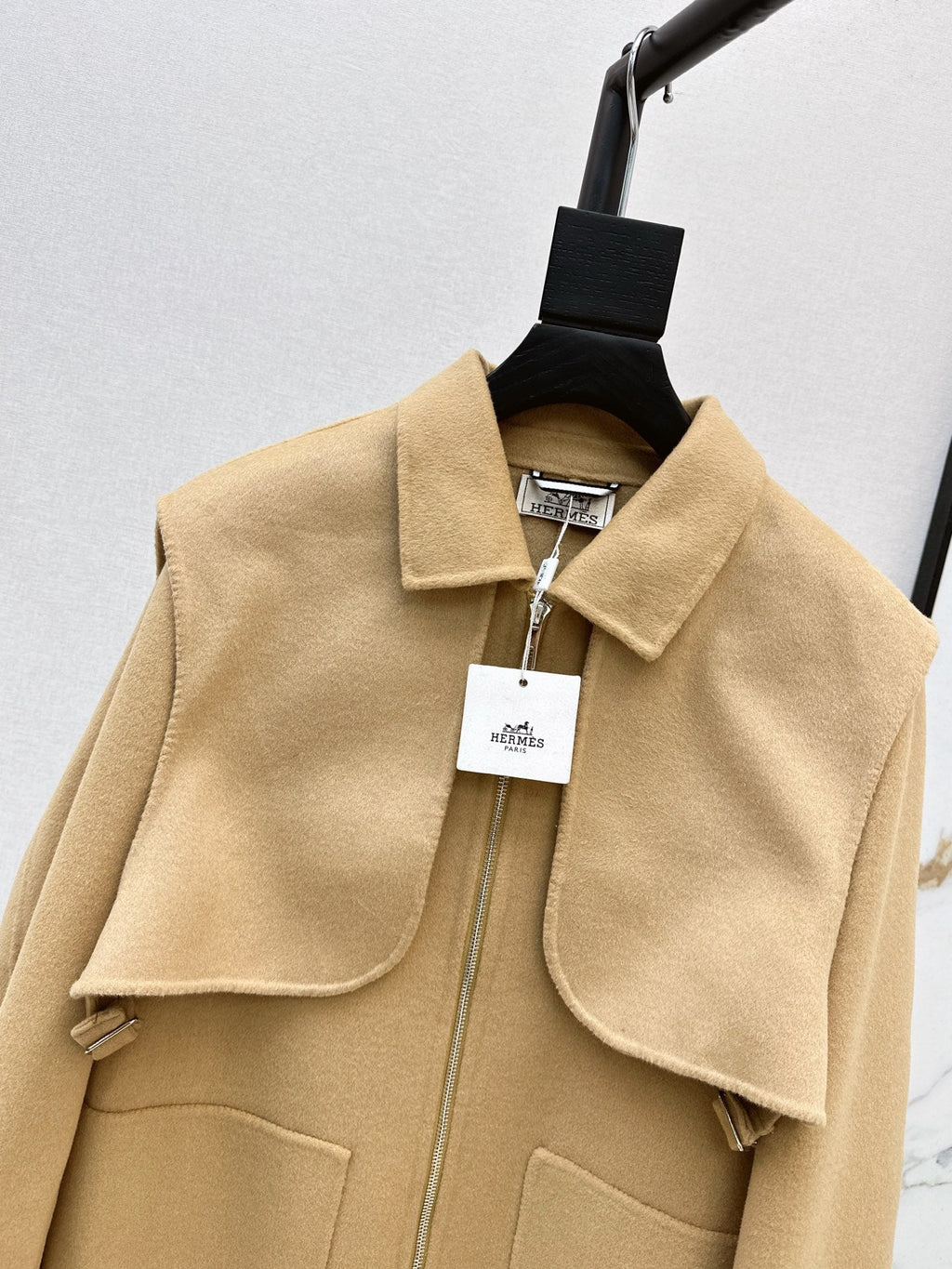 26Latest Autumn/Winter Two-Piece Set: Long Double-Faced Wool-Cashmere Coat