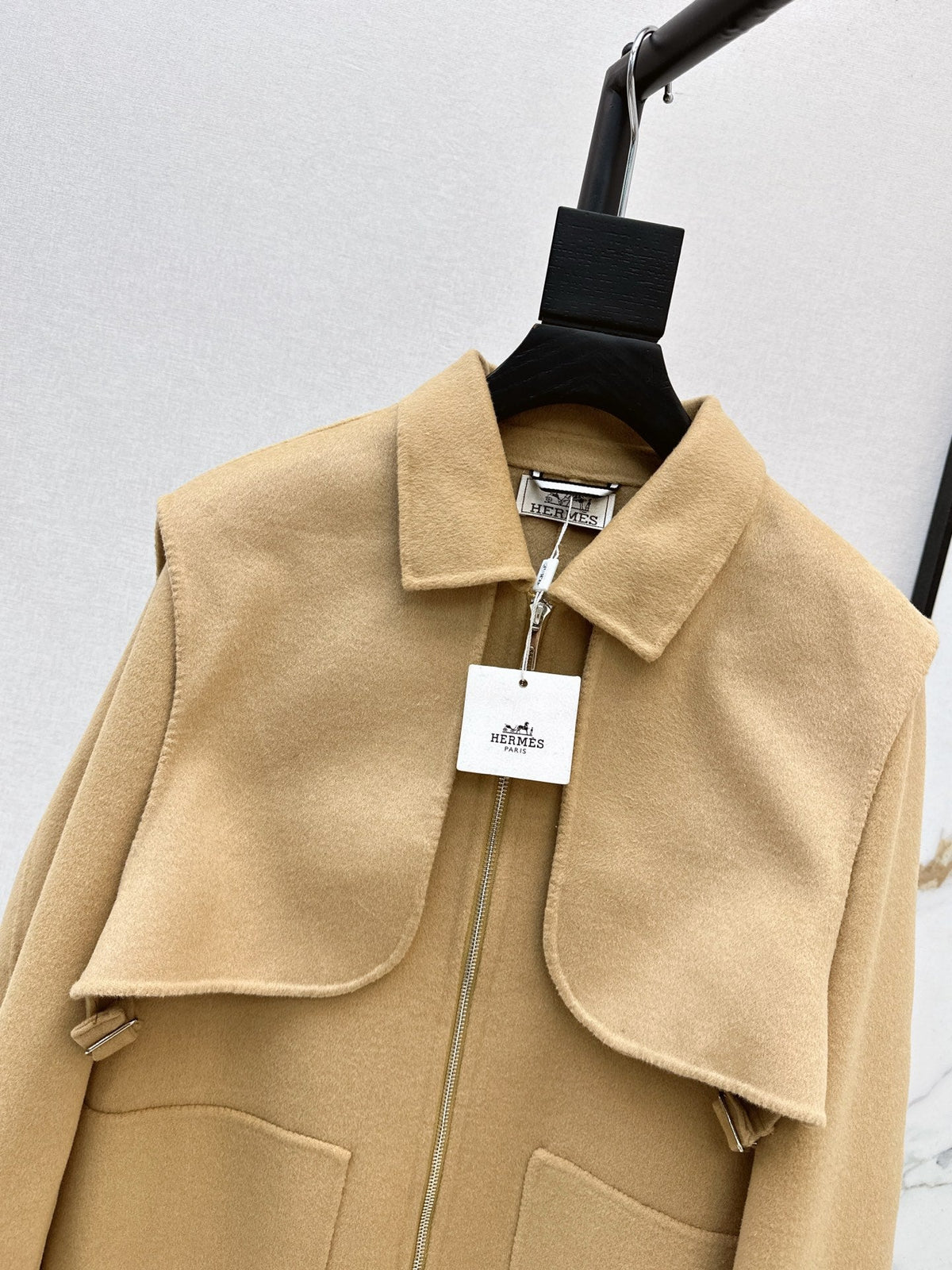 26Latest Autumn/Winter Two-Piece Set: Long Double-Faced Wool-Cashmere Coat