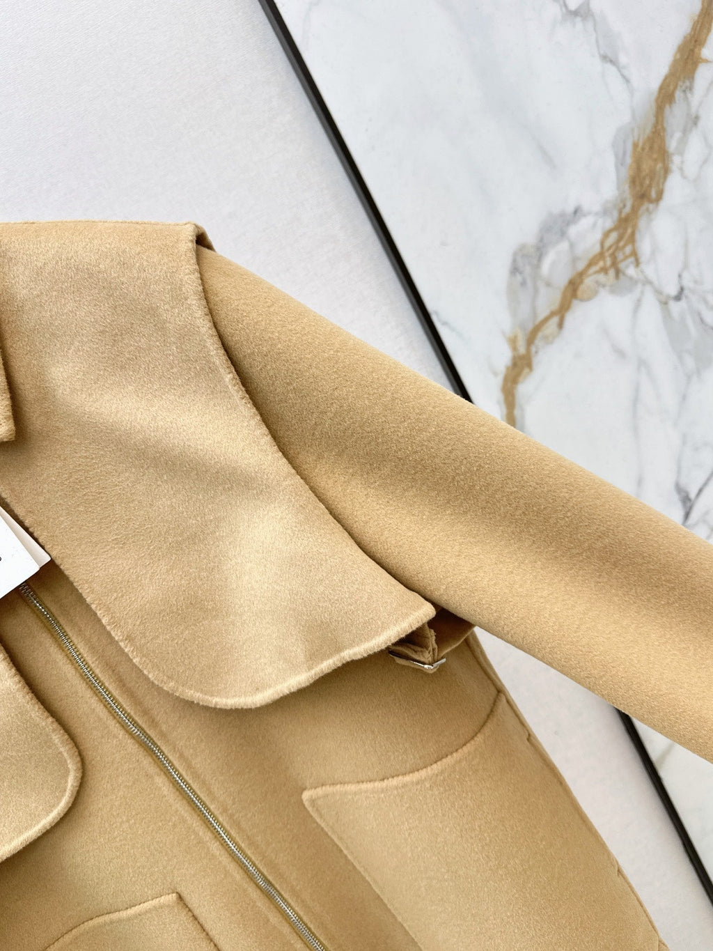 26Latest Autumn/Winter Two-Piece Set: Long Double-Faced Wool-Cashmere Coat