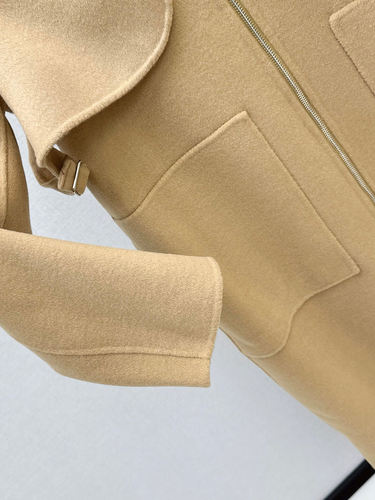 26Latest Autumn/Winter Two-Piece Set: Long Double-Faced Wool-Cashmere Coat