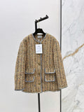 26Latest Autumn/Winter "Chanel-style" Woven Goose Down Jacket