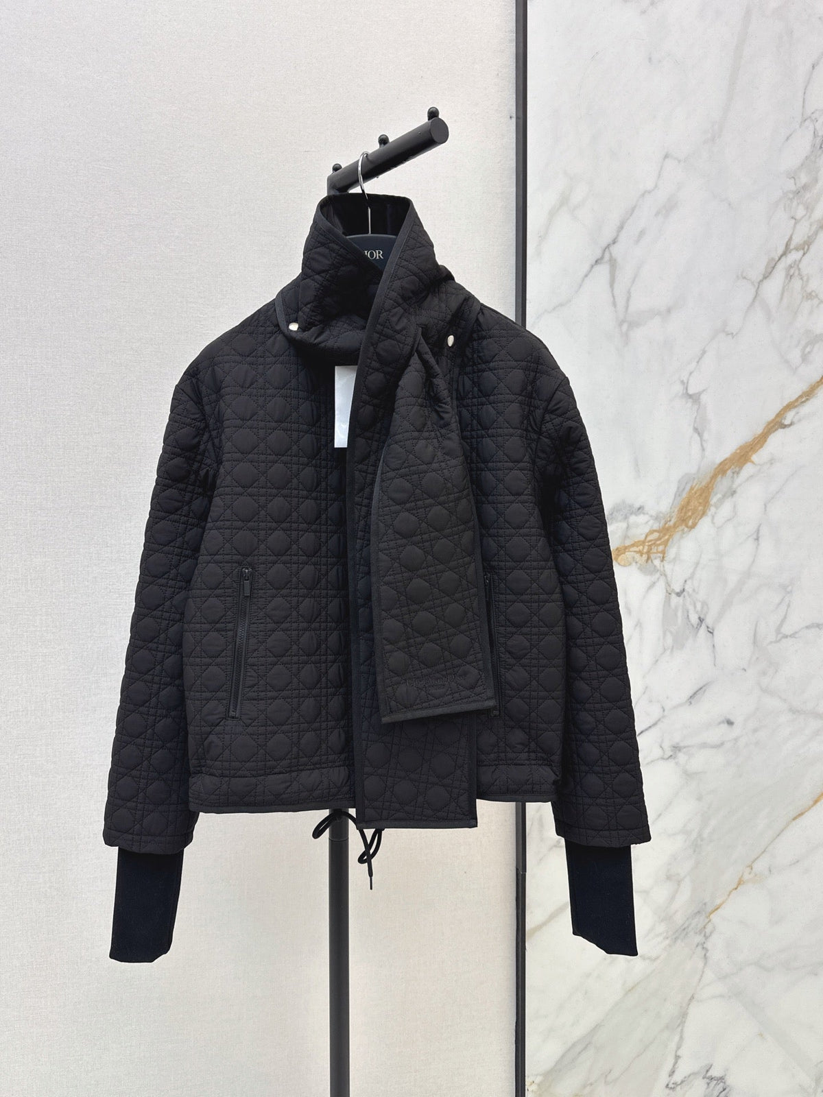 Latest Autumn/Winter Padded Jacket featuring "Lady Dior"-inspired Cannage quilting