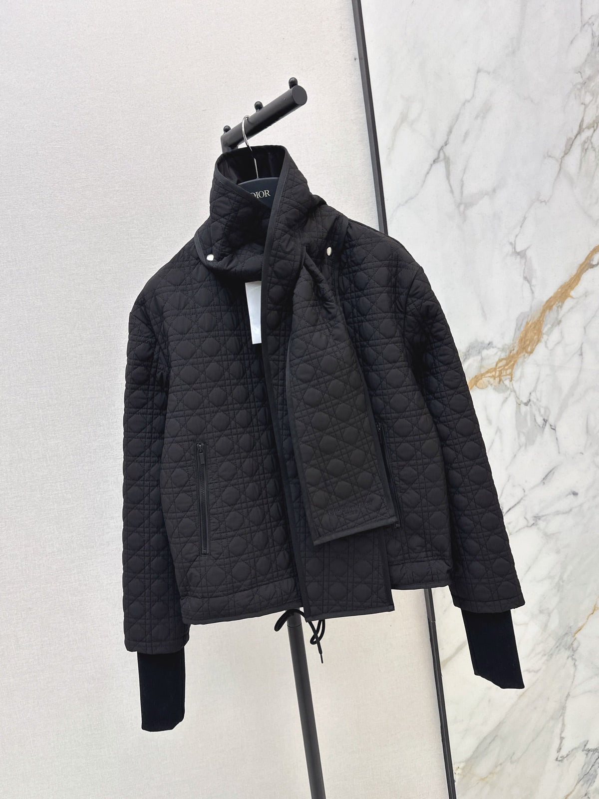 Latest Autumn/Winter Padded Jacket featuring "Lady Dior"-inspired Cannage quilting