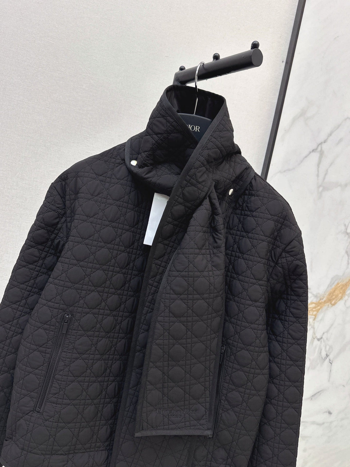 Latest Autumn/Winter Padded Jacket featuring "Lady Dior"-inspired Cannage quilting