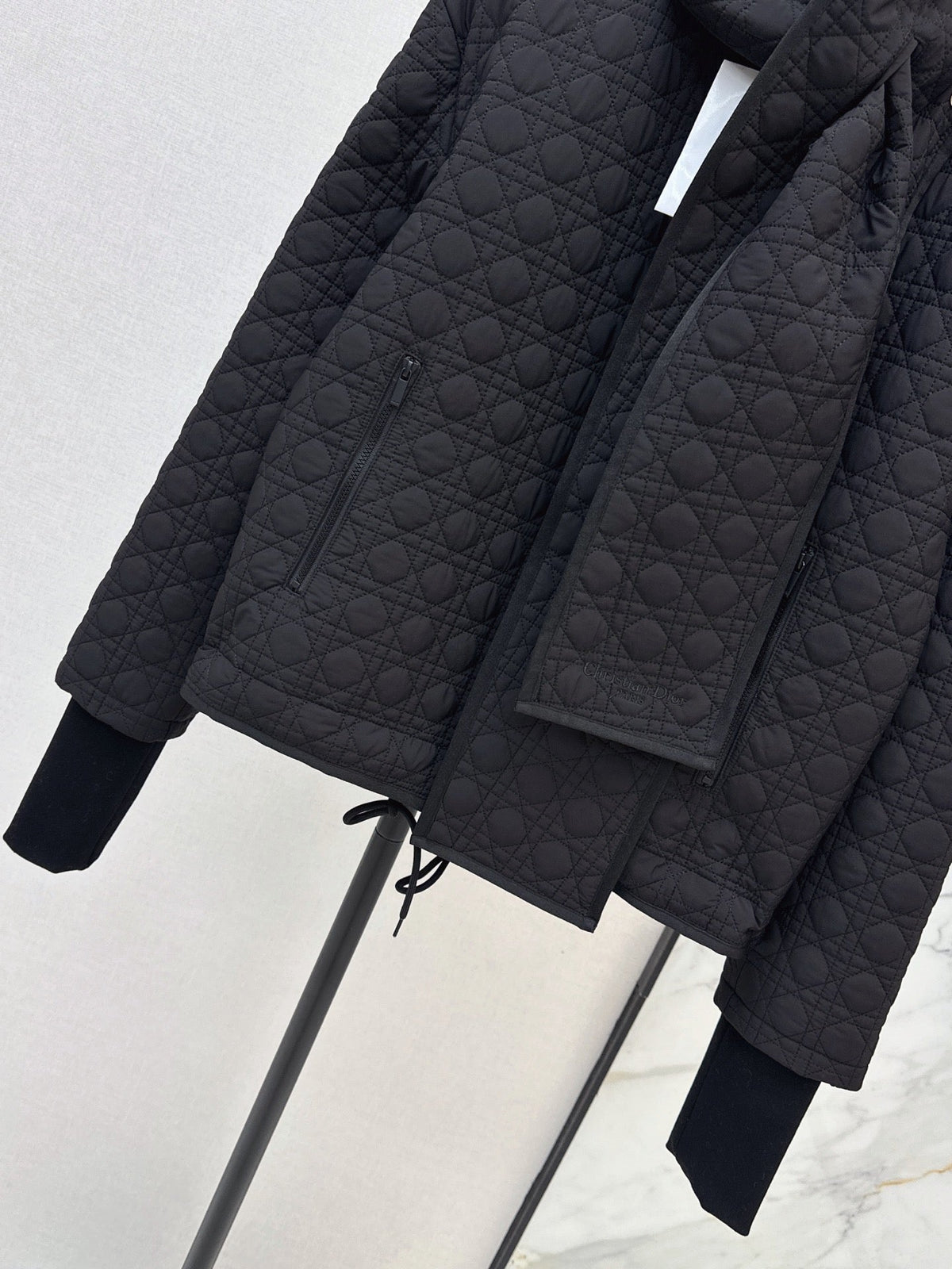 Latest Autumn/Winter Padded Jacket featuring "Lady Dior"-inspired Cannage quilting