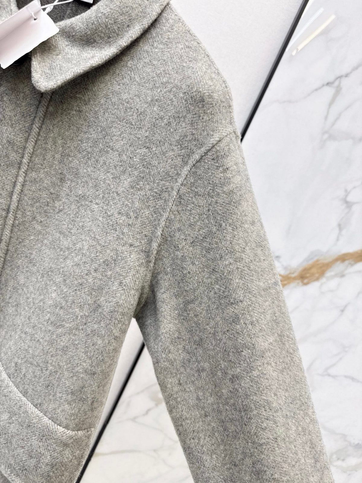 26Latest Autumn/Winter Minimalist Double-Faced Wool Lapel Coat