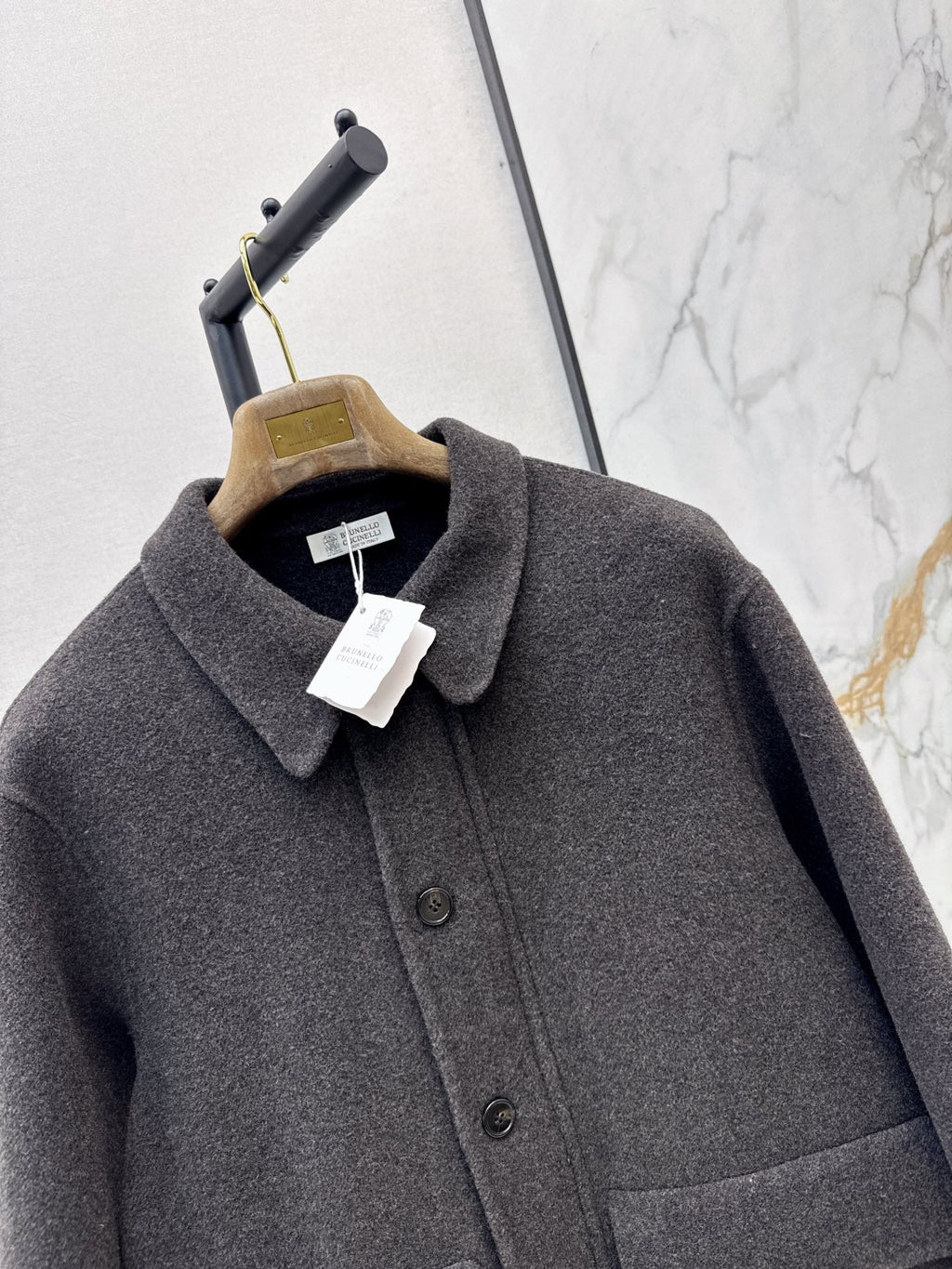26Latest Autumn/Winter Minimalist Double-Faced Wool Lapel Coat