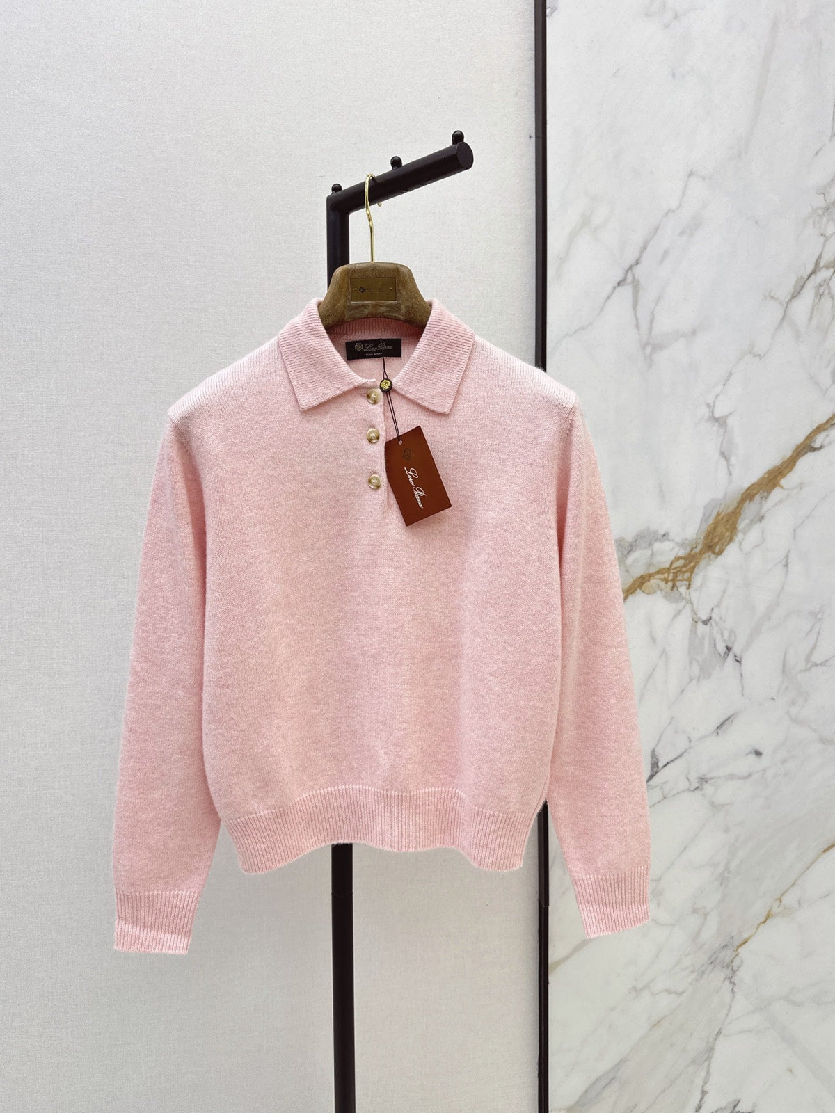 26Latest Autumn/Winter Half-Placket Cashmere Sweater