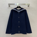 26New Sailor-Collar Long-Sleeve Jacket