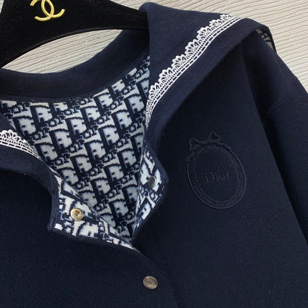 26New Sailor-Collar Long-Sleeve Jacket
