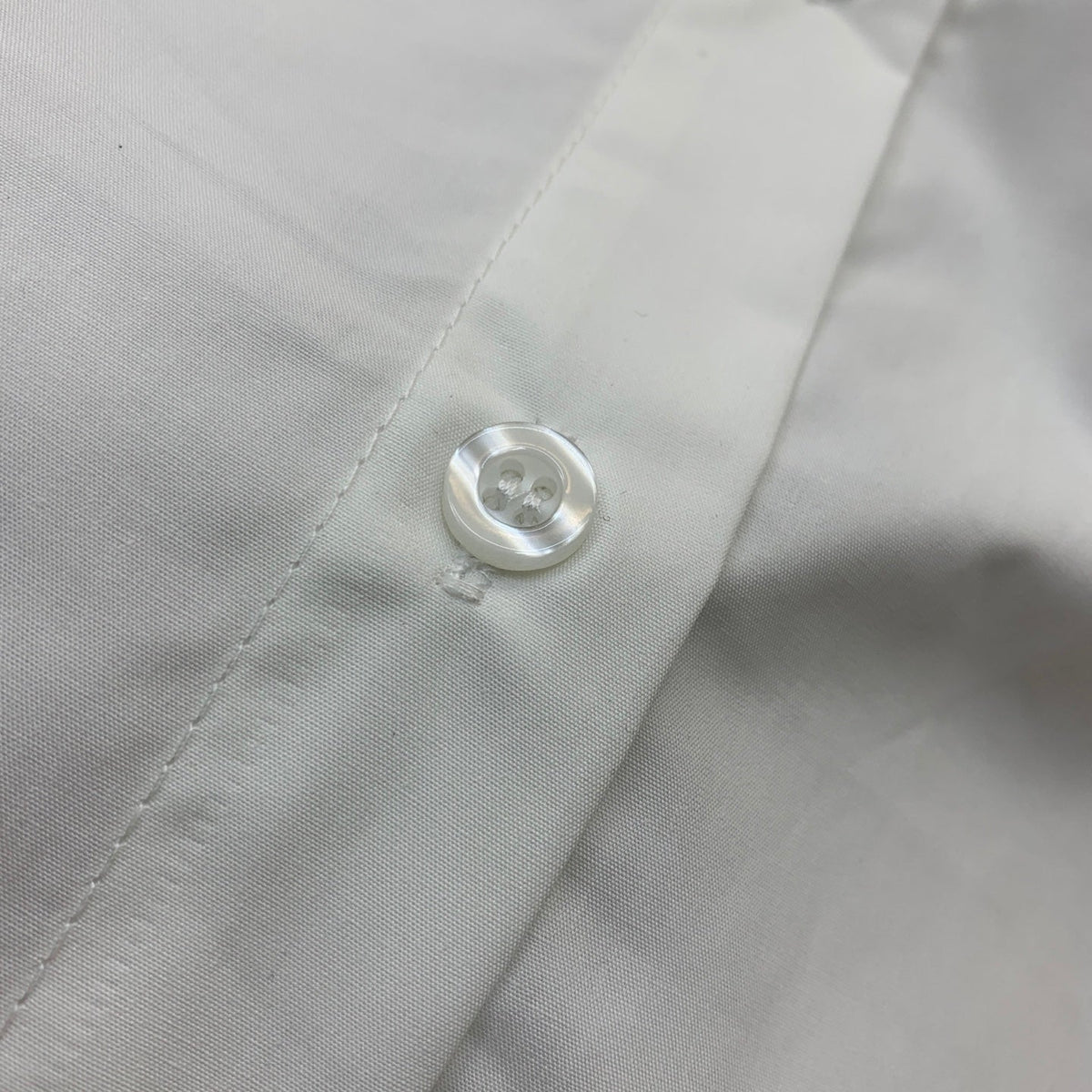 26New Polo-Collar Long-Sleeve Cropped Shirt/Top