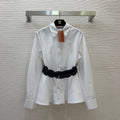 26New Long-Sleeve Shirt/Top – Includes Black Waist Belt
