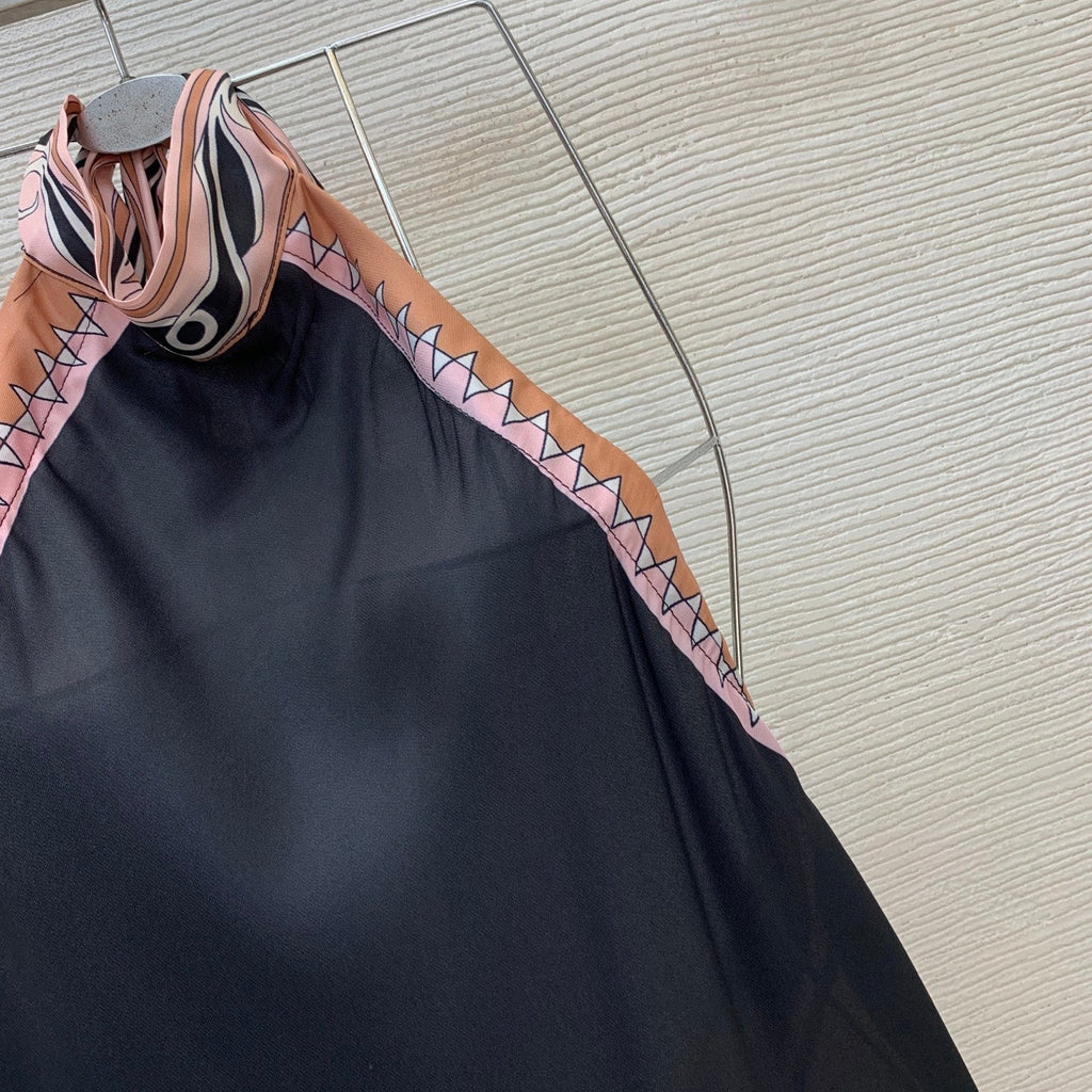26New Sexy Halter-Neck, Open-Back, Asymmetrical Dress