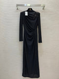 26New Slimming Long-Sleeve Dress
