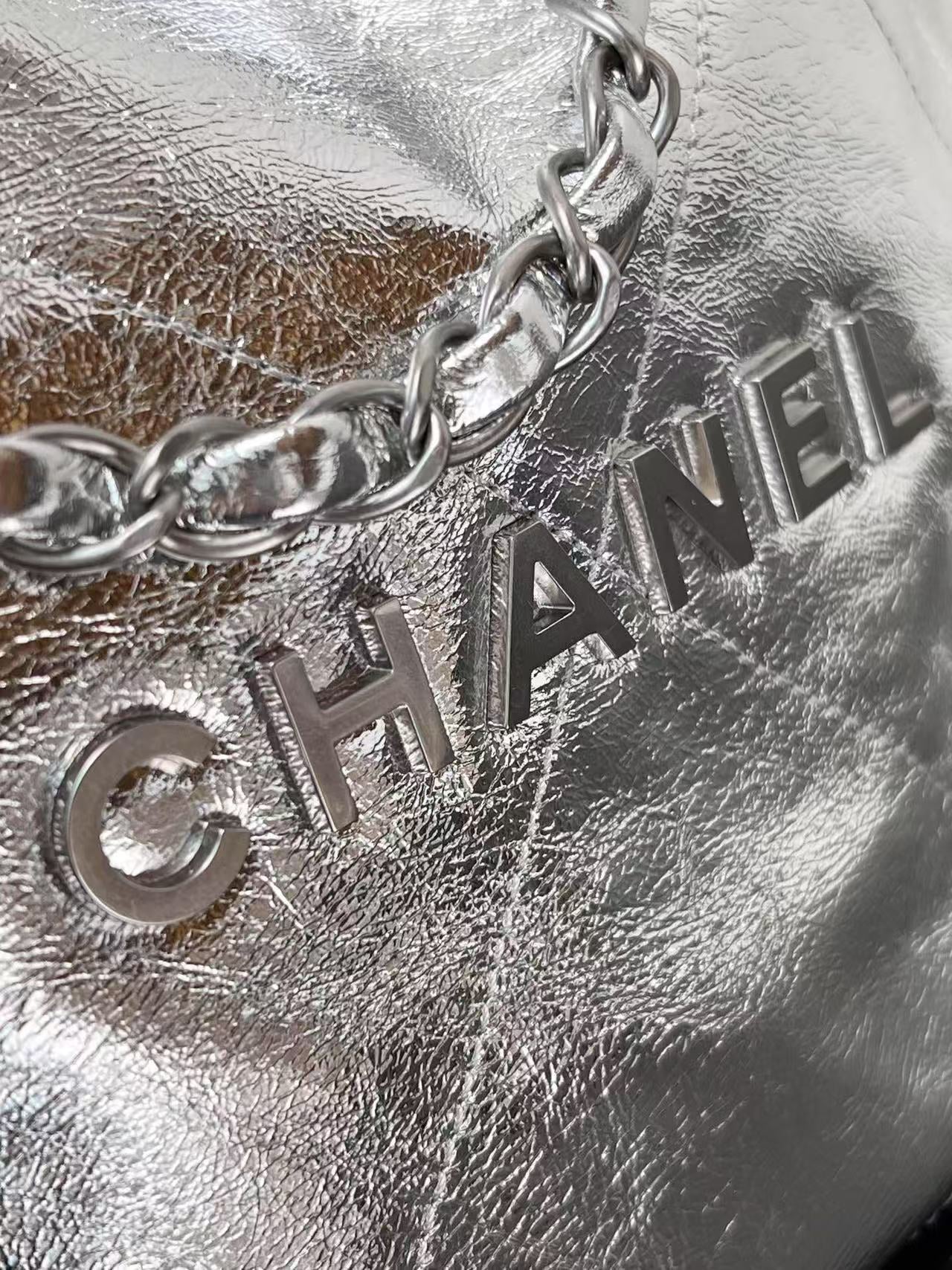 small silver bag