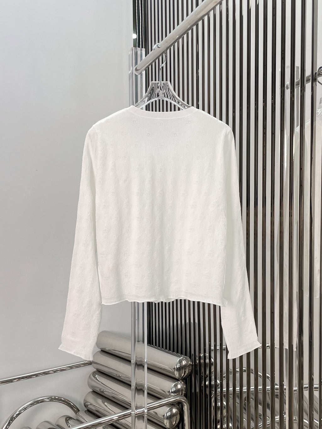 Diamond button knitted cardigan