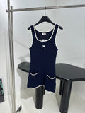 Crochet vest dress