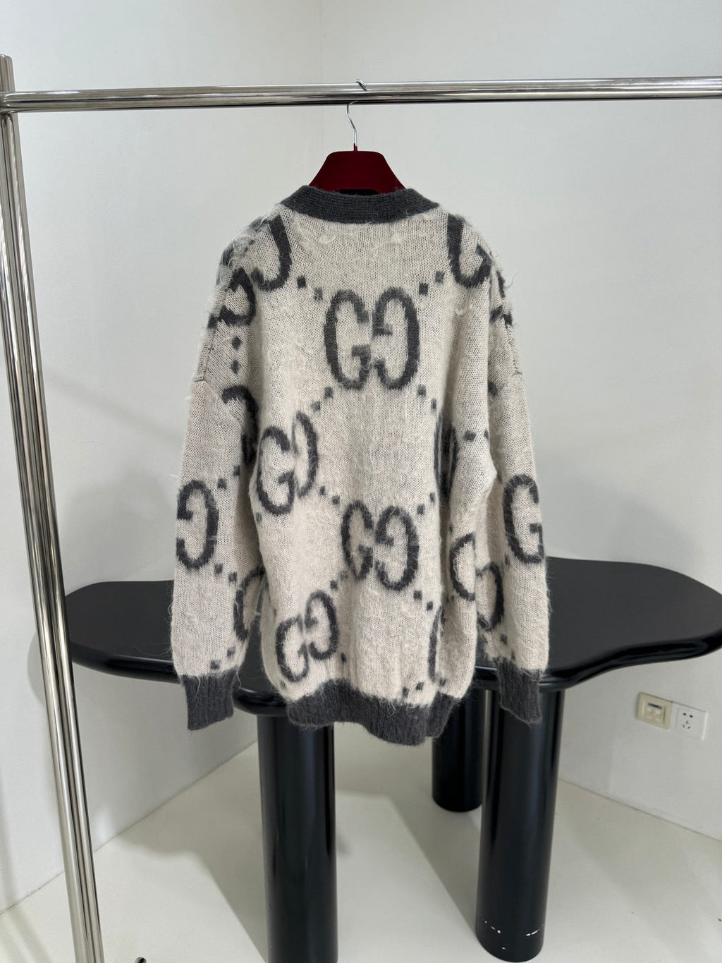 Mohair Double-Sided Cardigan