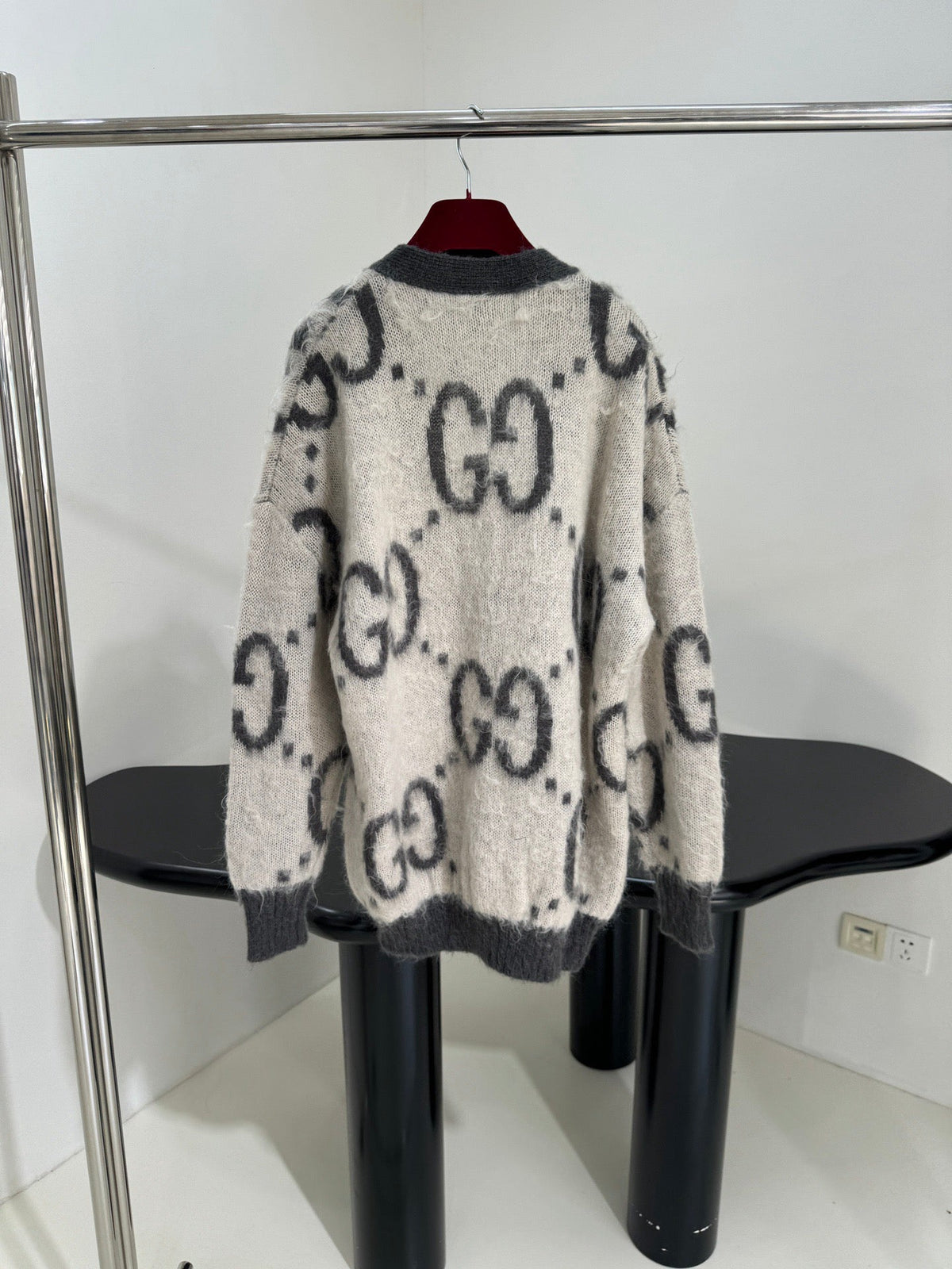 Mohair Double-Sided Cardigan