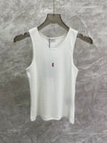 Red Embroidered Vest