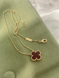 Red agate necklace