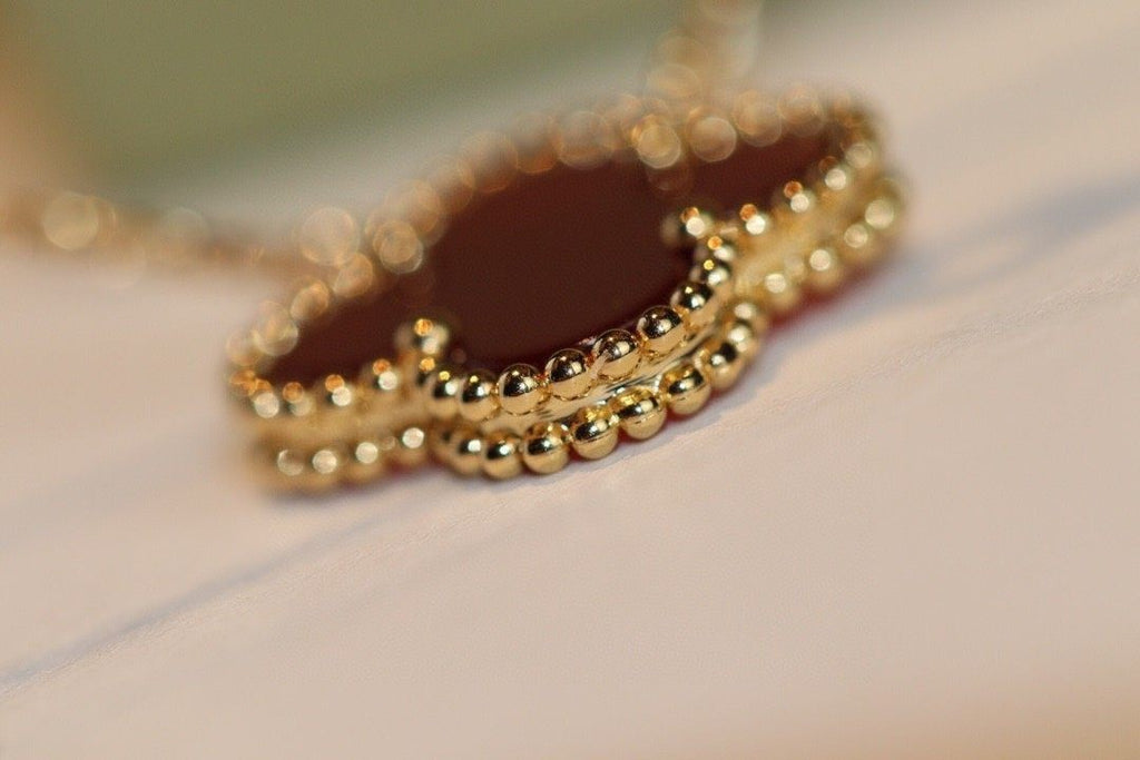 Red agate necklace