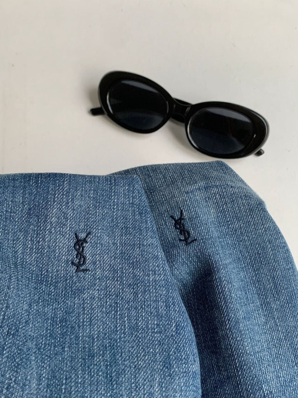 Embroidered Denim Shirt Jacket