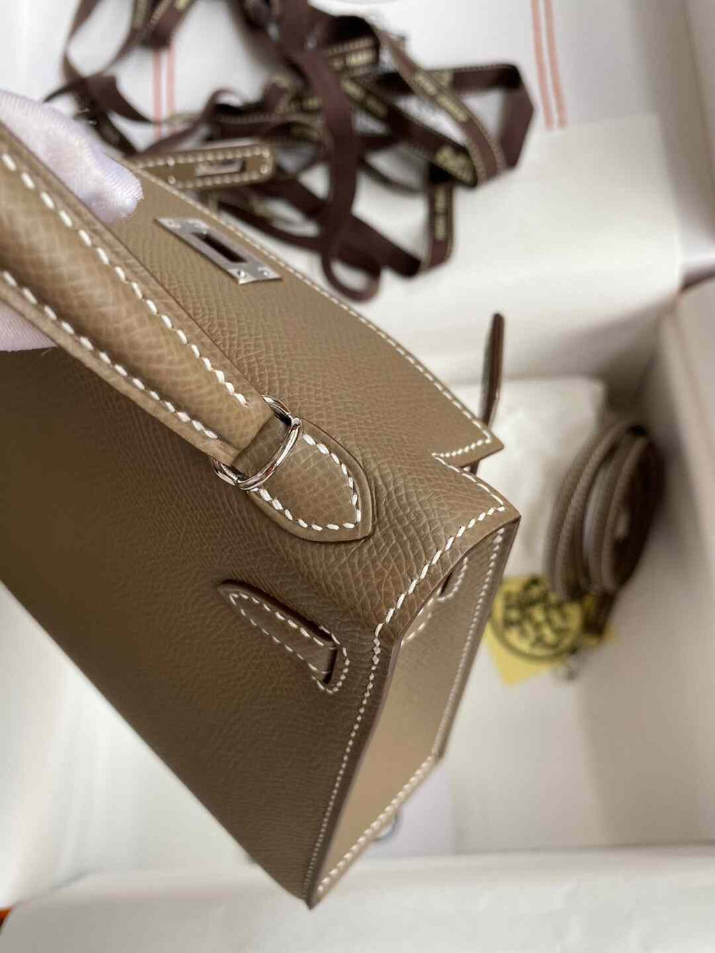 Elephant Grey with Silver Buckle