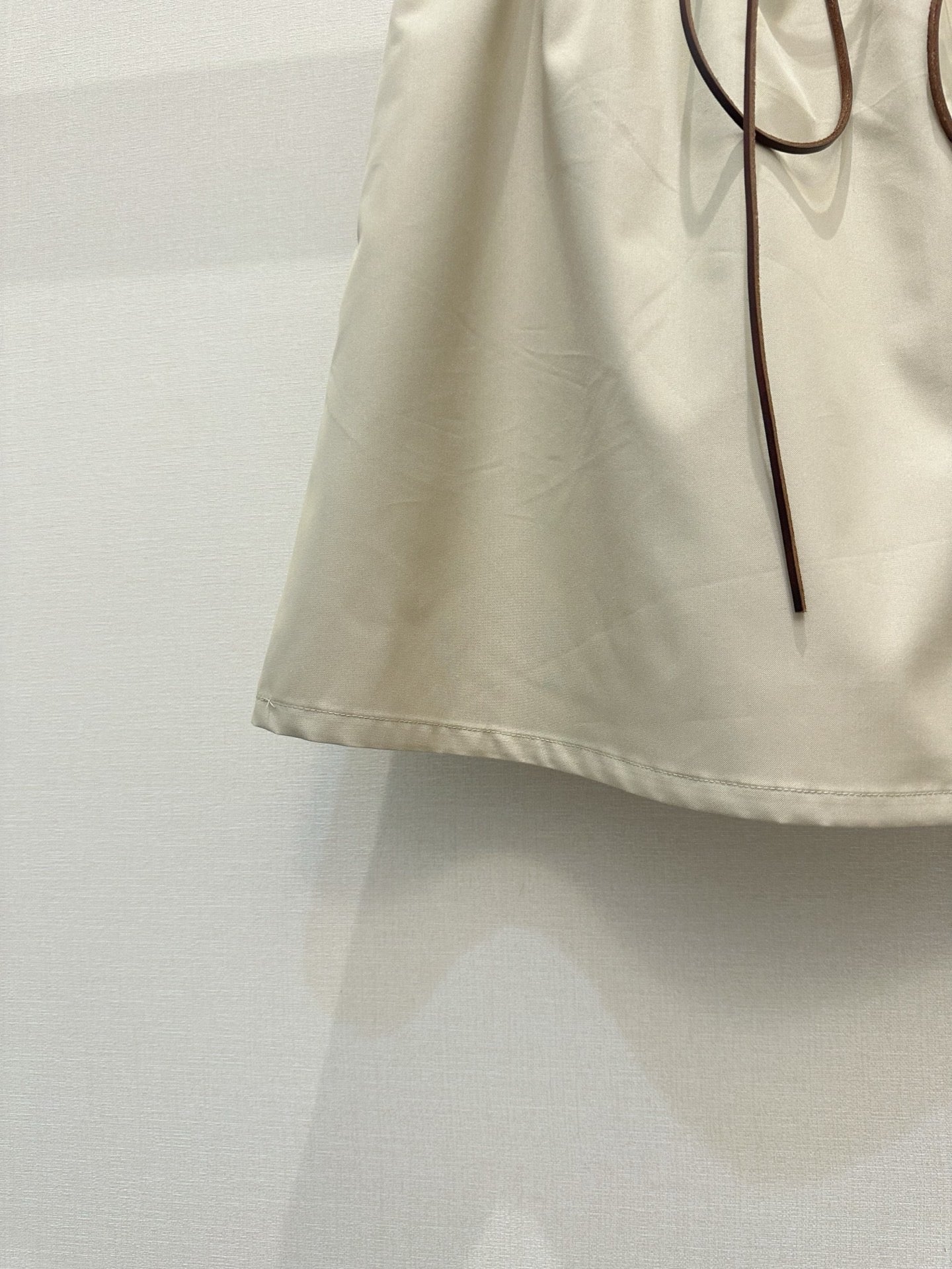 Hollow-out cotton-linen camisole