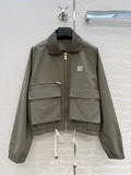 Dark green jacket and skirt set