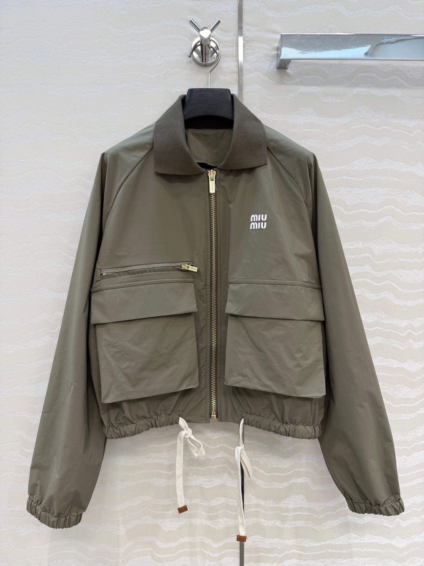 Dark green jacket and skirt set
