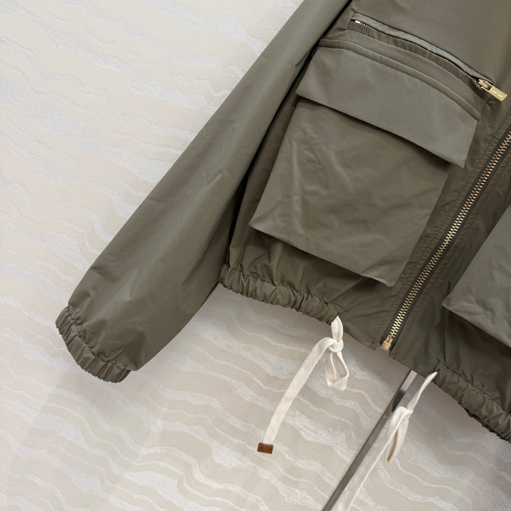 Dark green jacket and skirt set