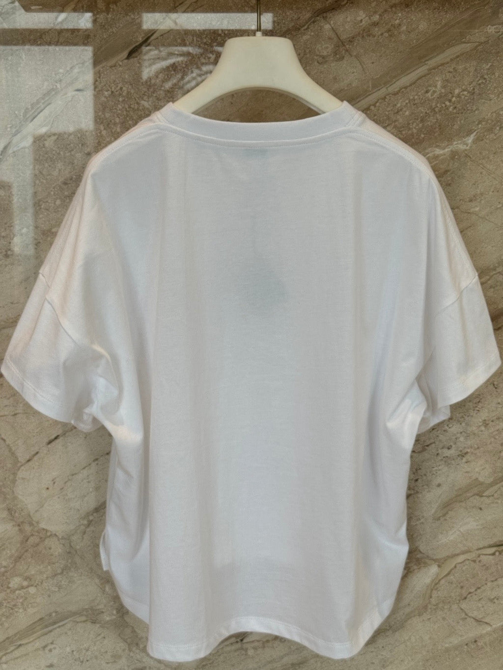 Embroidered White T-shirt