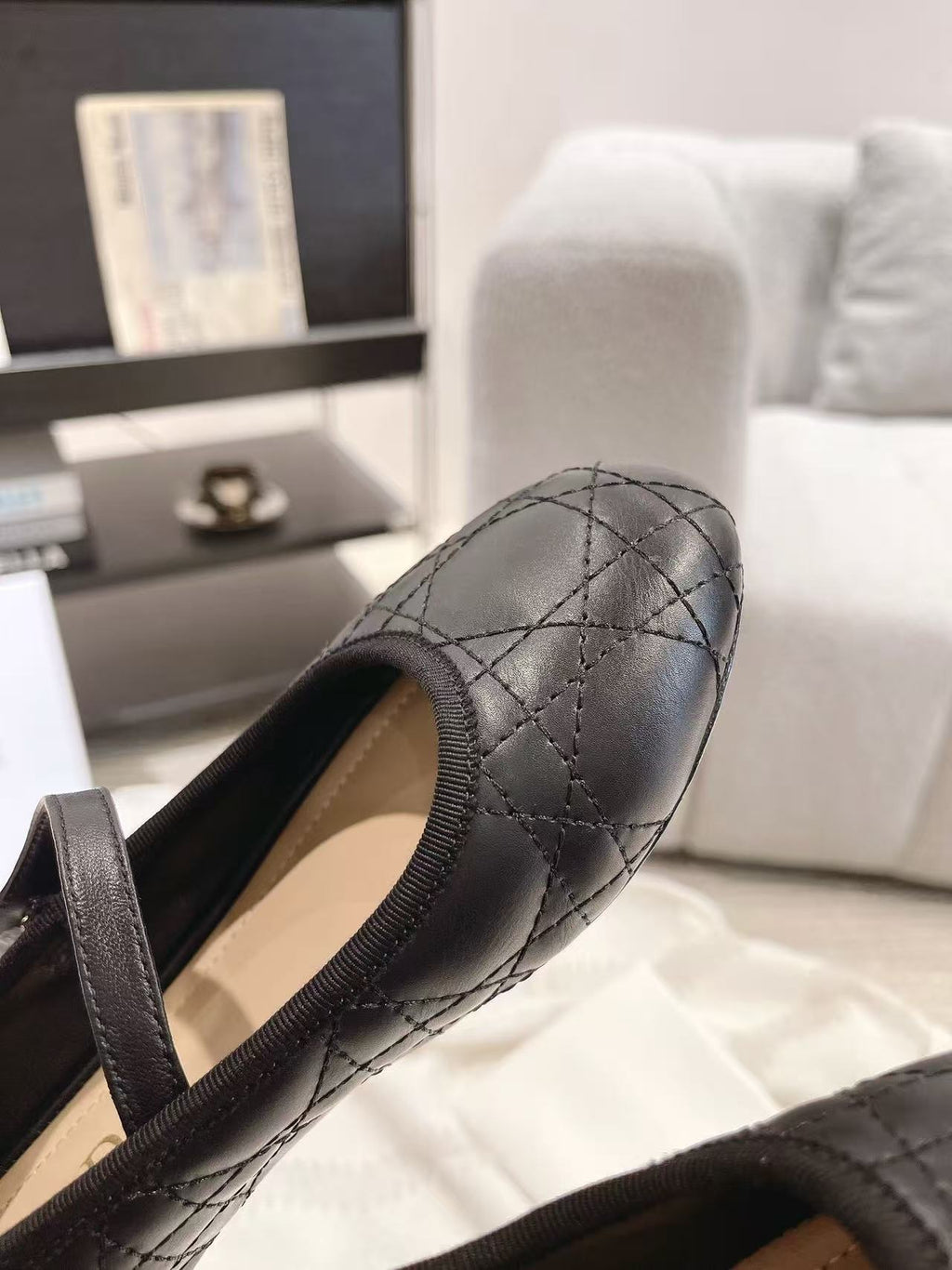 26FW New Pearl Quilted Ballet Flats 🩰
