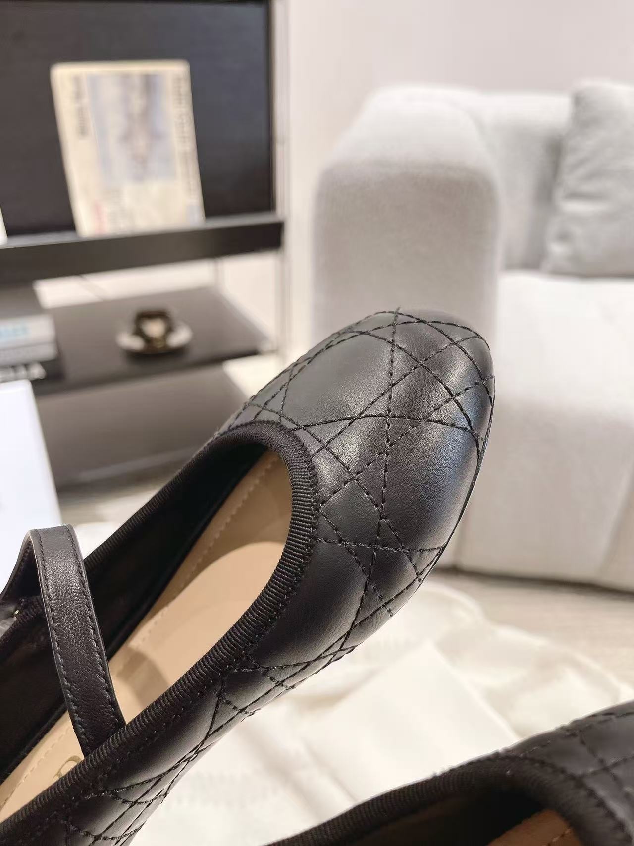 26FW New Pearl Quilted Ballet Flats 🩰